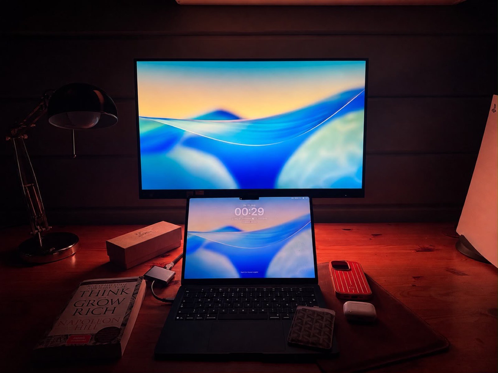 Vorher: Standard-Hintergrund
